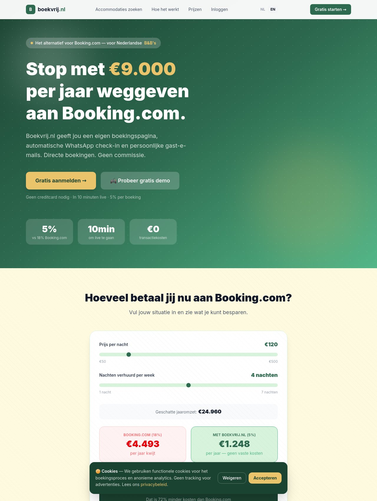 Website laten maken voorbeeld: Boekvrij (Platform)